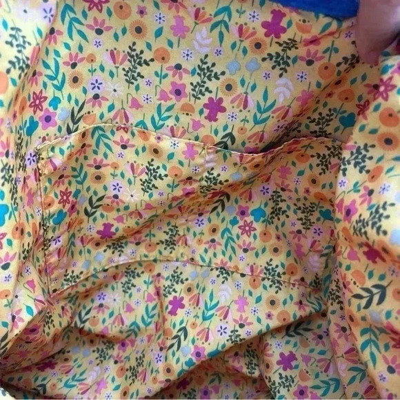 Matilda Jane Sweet Sunshine Flower Floral Bag Terry Cloth Beach Tote - Picture 9 of 11